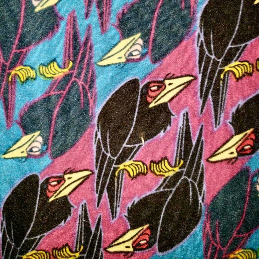 LulaRoe Disney Villain Maleficent Crow OS Leggings